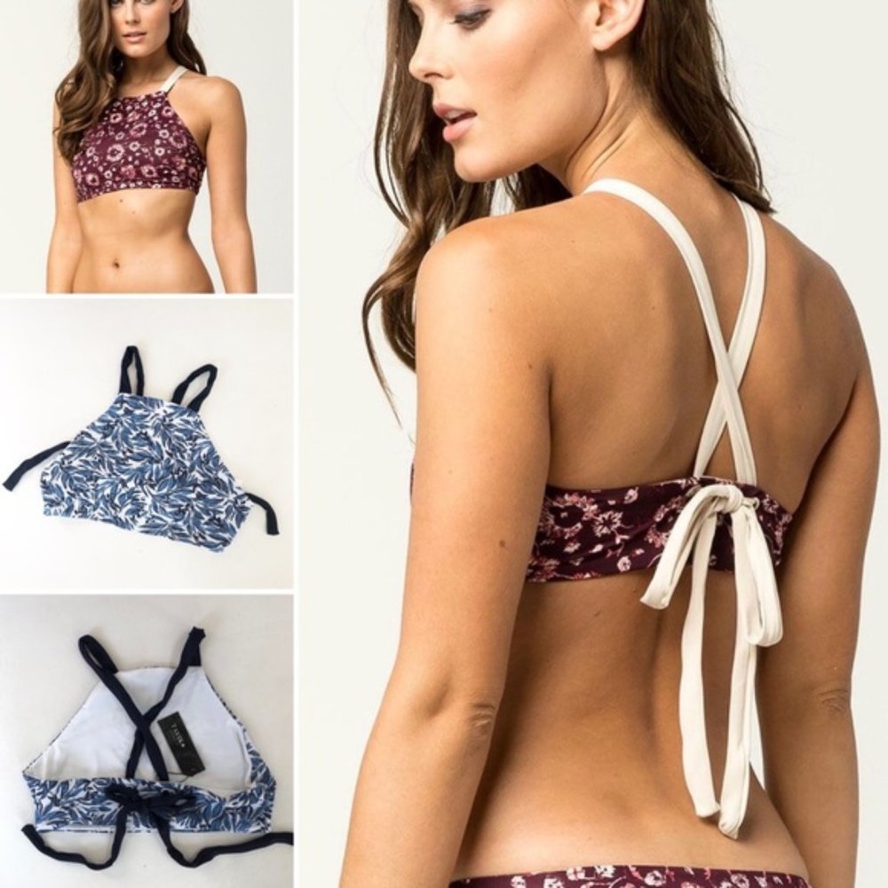Tavik‎ Liberty Halter Top In Paradise Sea Blue